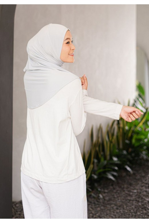 Maisa Hijab Sporty Silver